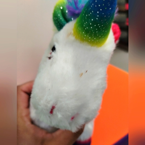 ✓Dan Dee Collectors Choice Unicorn Plush 8" Rainbow White Stuffed Animal - Picture 10 of 14